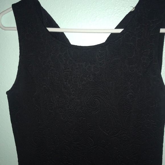Black Peplum Top - Picture 2 of 5